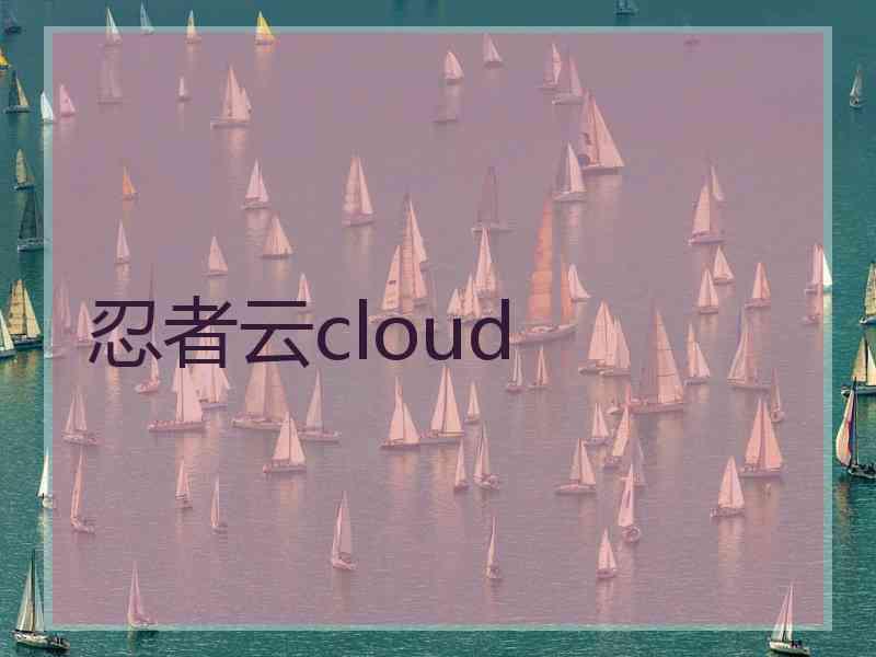 忍者云cloud