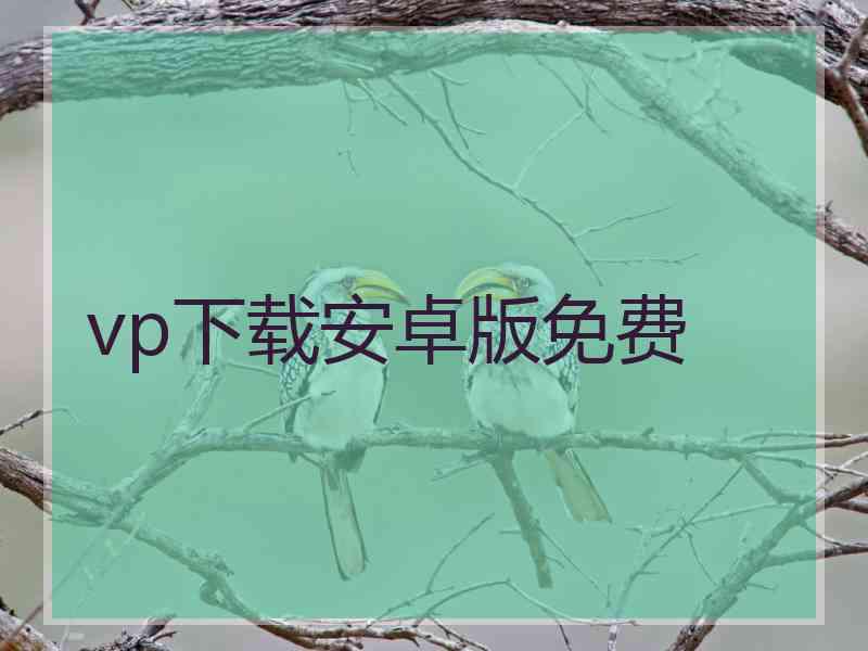 vp下载安卓版免费