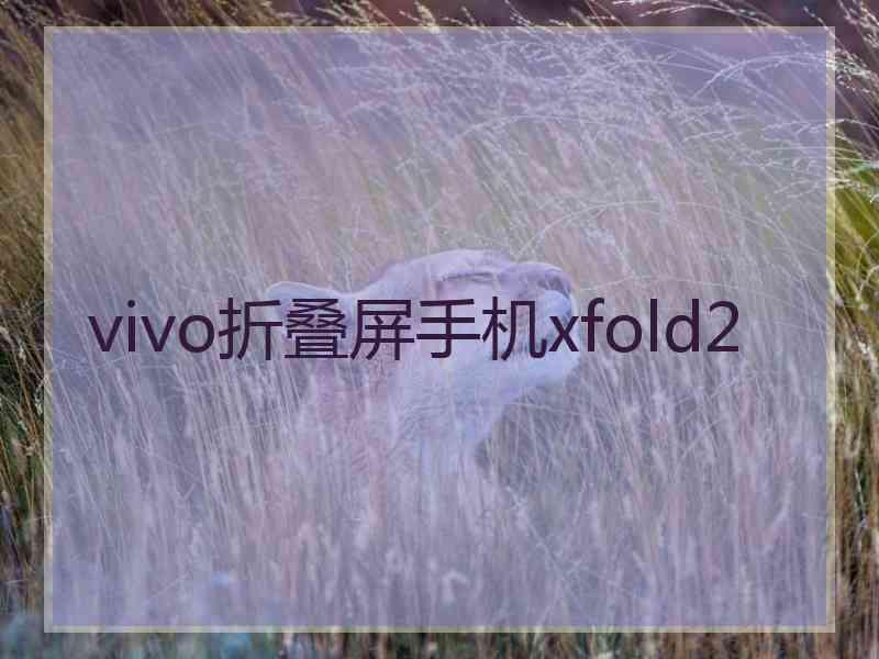 vivo折叠屏手机xfold2