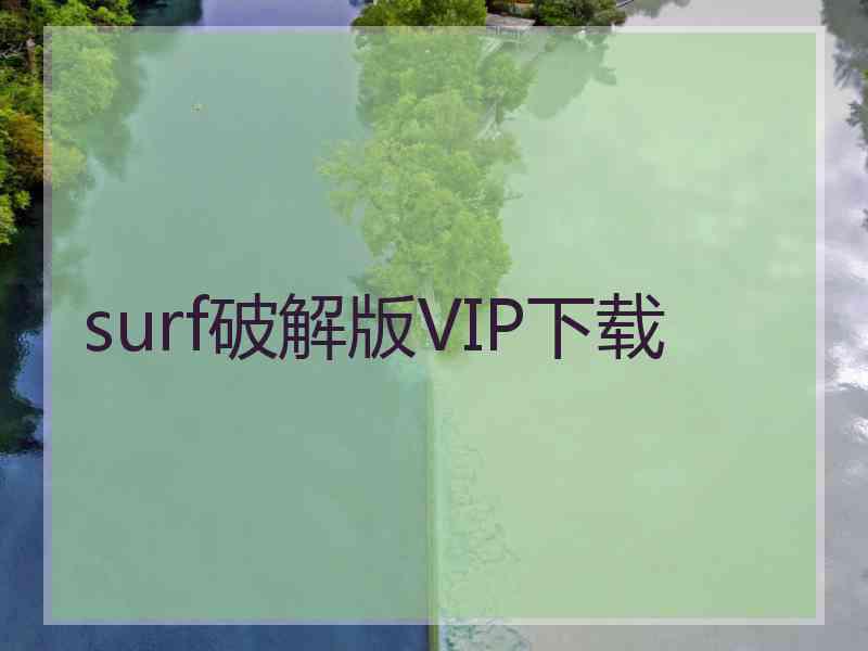 surf破解版VIP下载