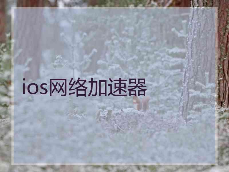 ios网络加速器