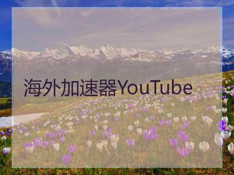 海外加速器YouTube