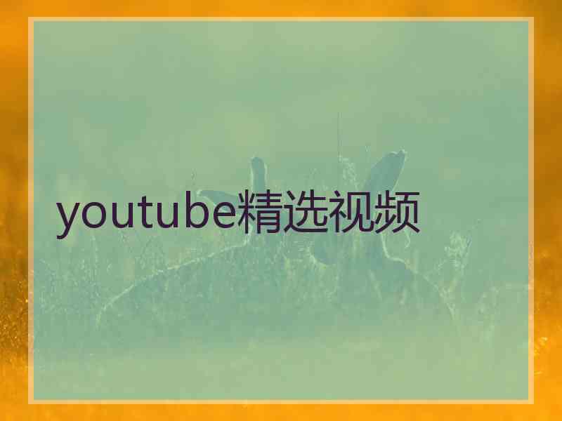 youtube精选视频