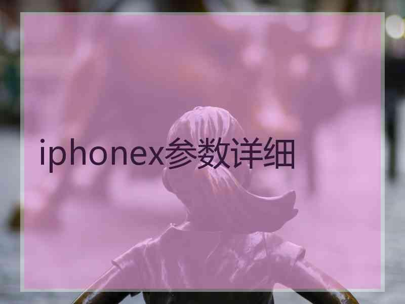 iphonex参数详细