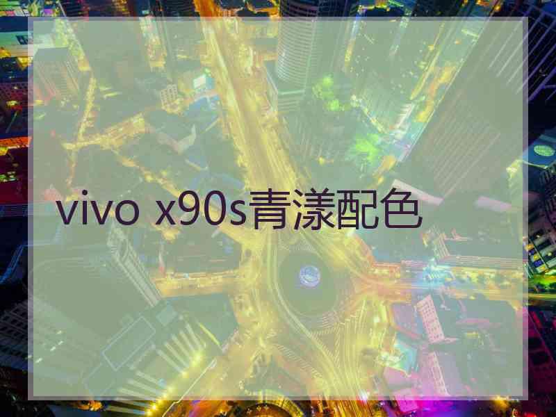 vivo x90s青漾配色