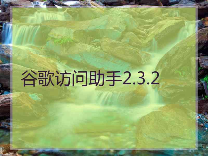 谷歌访问助手2.3.2