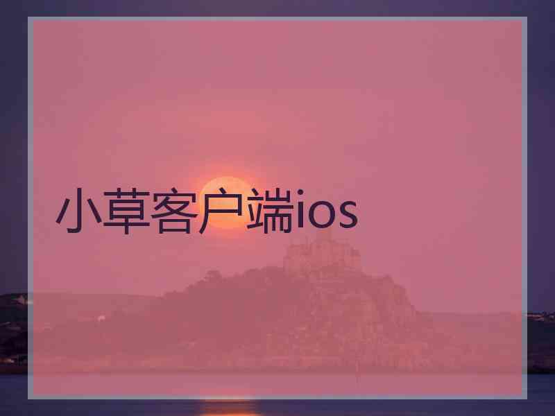 小草客户端ios