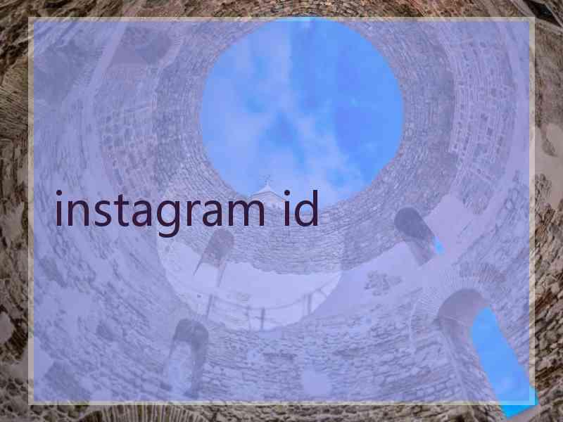 instagram id