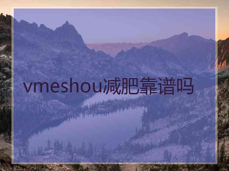 vmeshou减肥靠谱吗