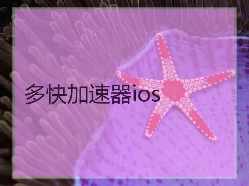 多快加速器ios