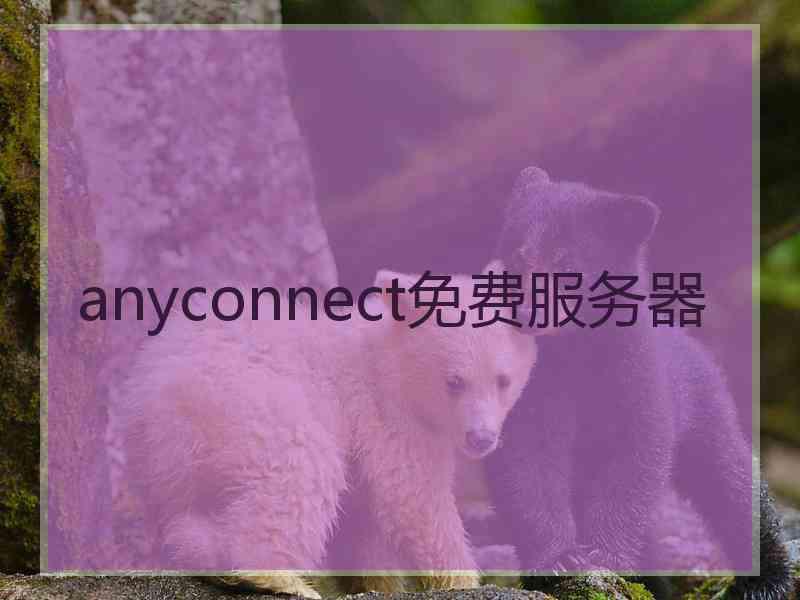 anyconnect免费服务器