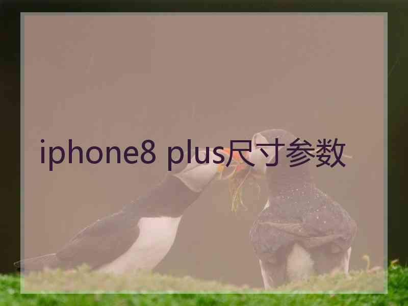 iphone8 plus尺寸参数