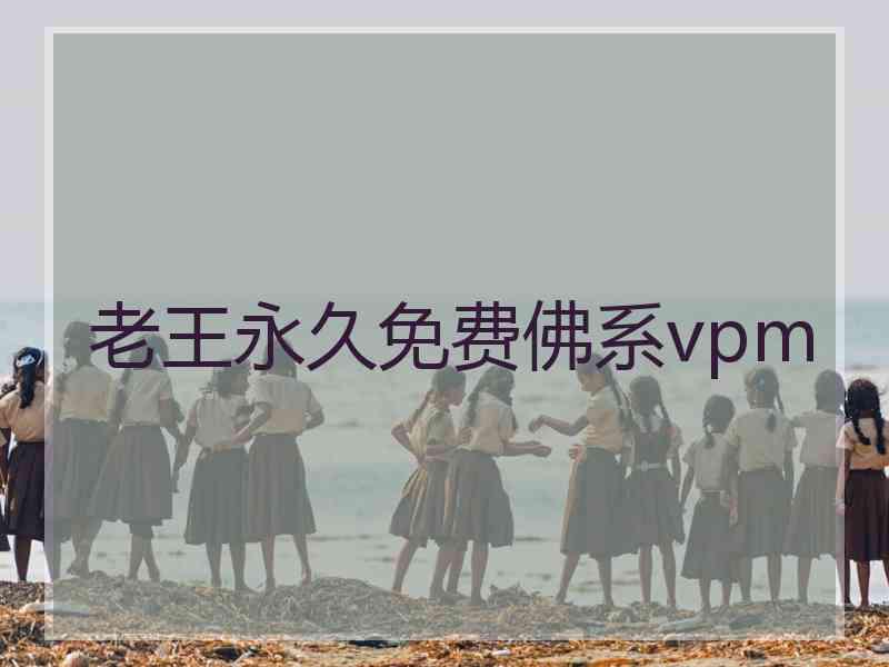 老王永久免费佛系vpm