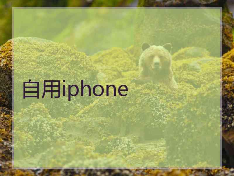 自用iphone