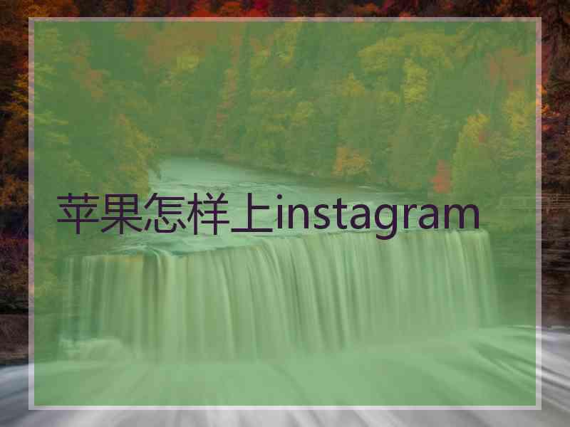 苹果怎样上instagram