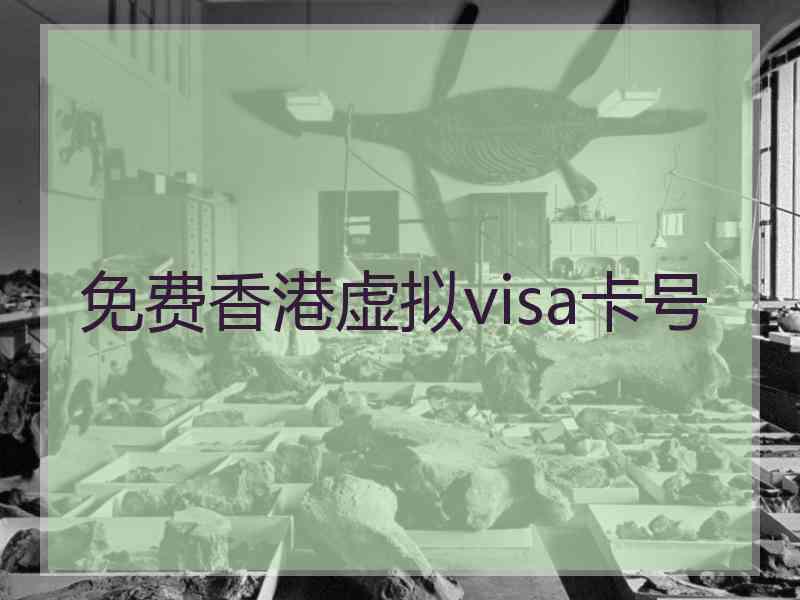 免费香港虚拟visa卡号