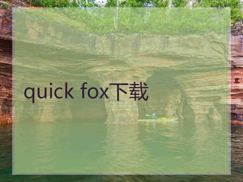 quick fox下载