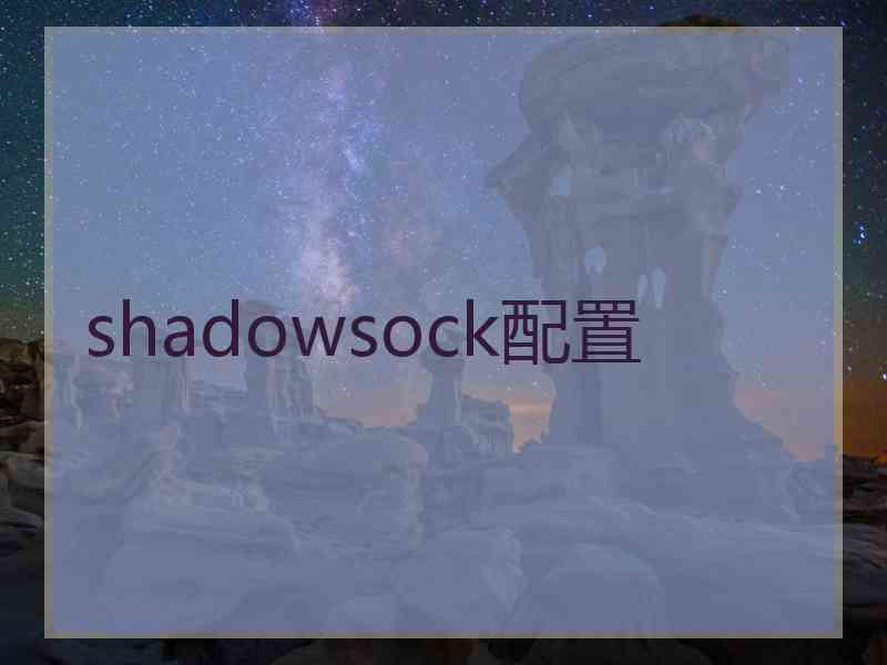 shadowsock配置