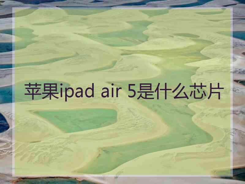 苹果ipad air 5是什么芯片