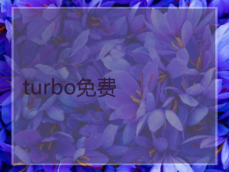 turbo免费