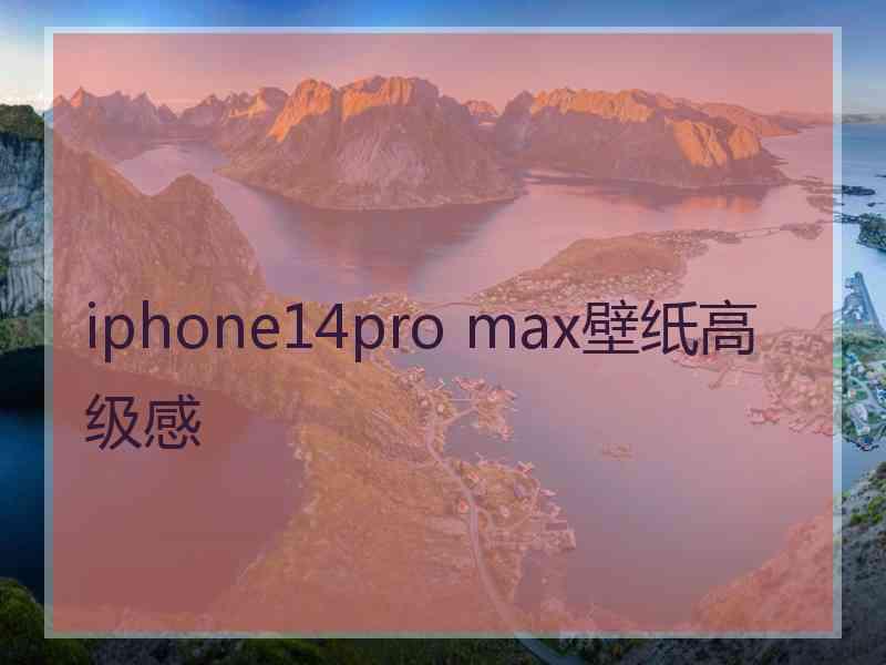 iphone14pro max壁纸高级感