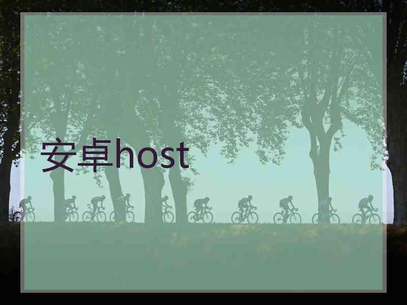 安卓host