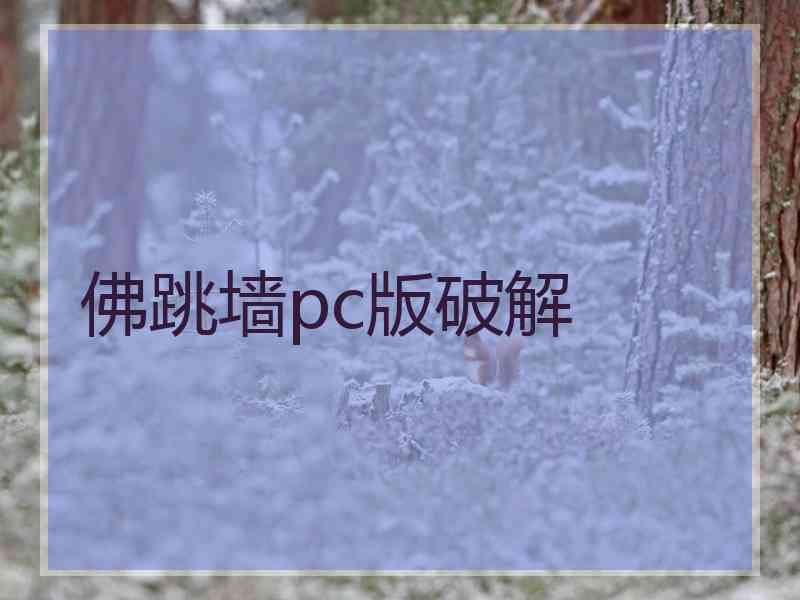 佛跳墙pc版破解