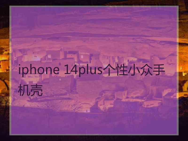 iphone 14plus个性小众手机壳