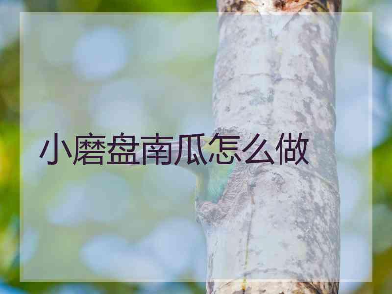 小磨盘南瓜怎么做