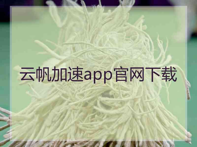 云帆加速app官网下载