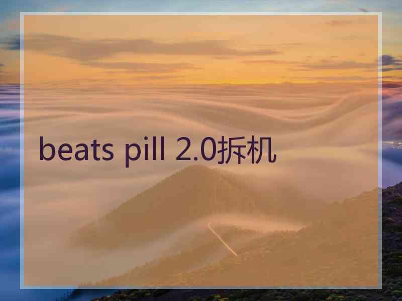 beats pill 2.0拆机