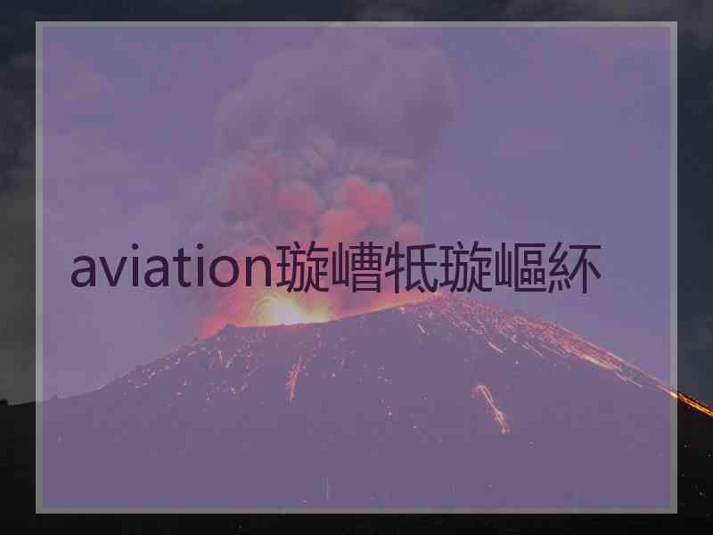 aviation璇嶆牴璇嶇紑