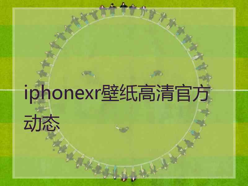 iphonexr壁纸高清官方动态