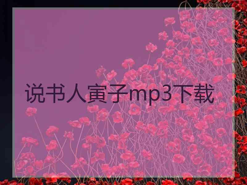 说书人寅子mp3下载