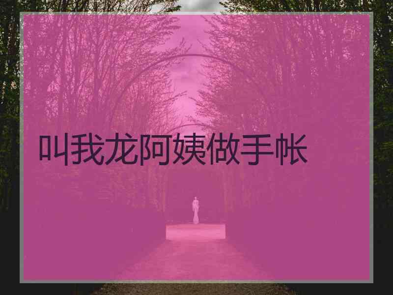 叫我龙阿姨做手帐