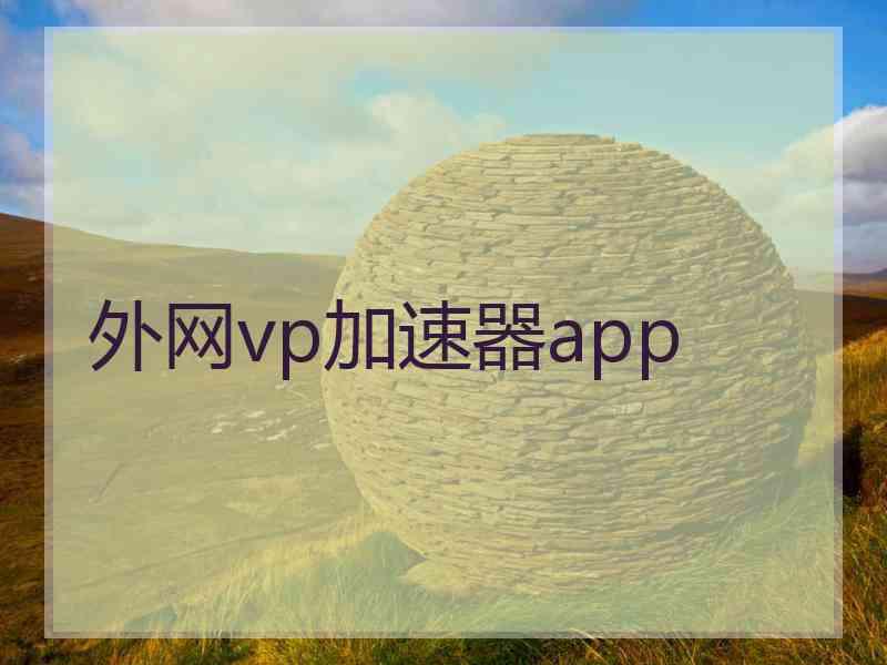 外网vp加速器app