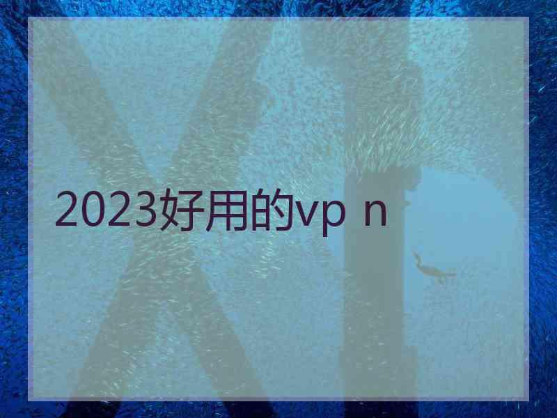 2023好用的vp n