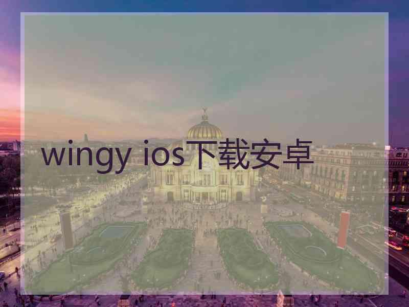 wingy ios下载安卓