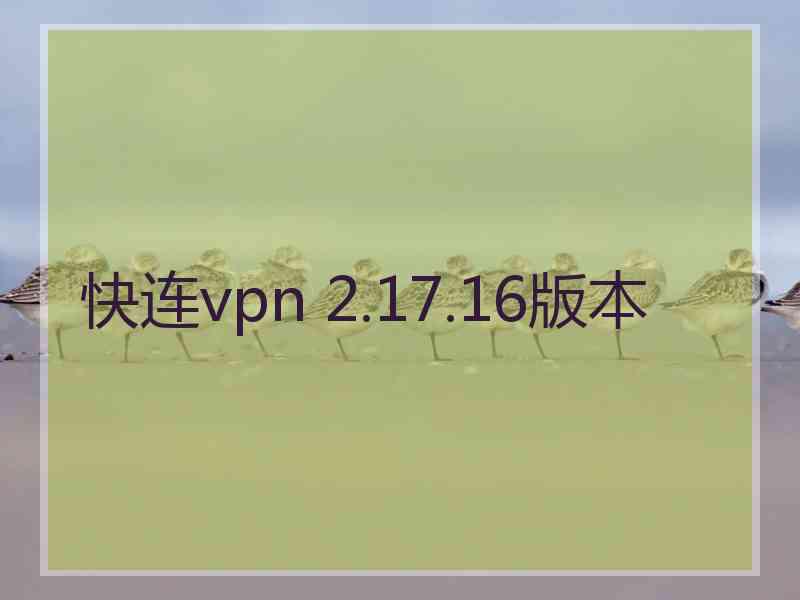 快连vpn 2.17.16版本