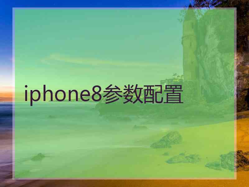 iphone8参数配置