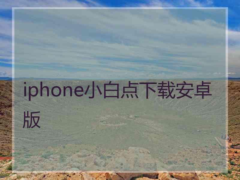 iphone小白点下载安卓版