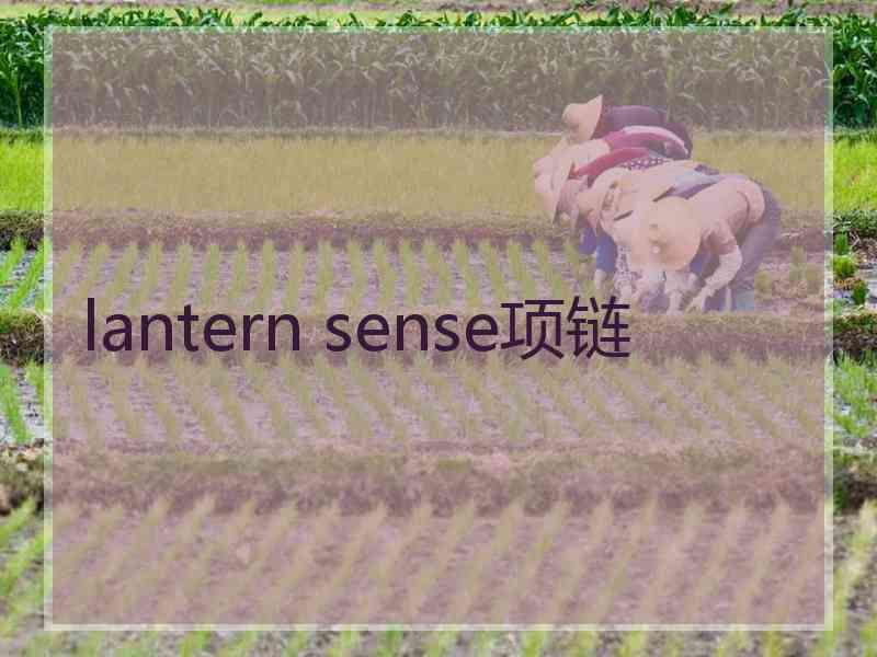 lantern sense项链